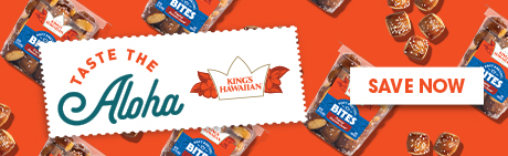 Taste the Aloha all summer long with irresistibly sweet & salty Pretzel Bites from KING’S HAWAIIAN®!